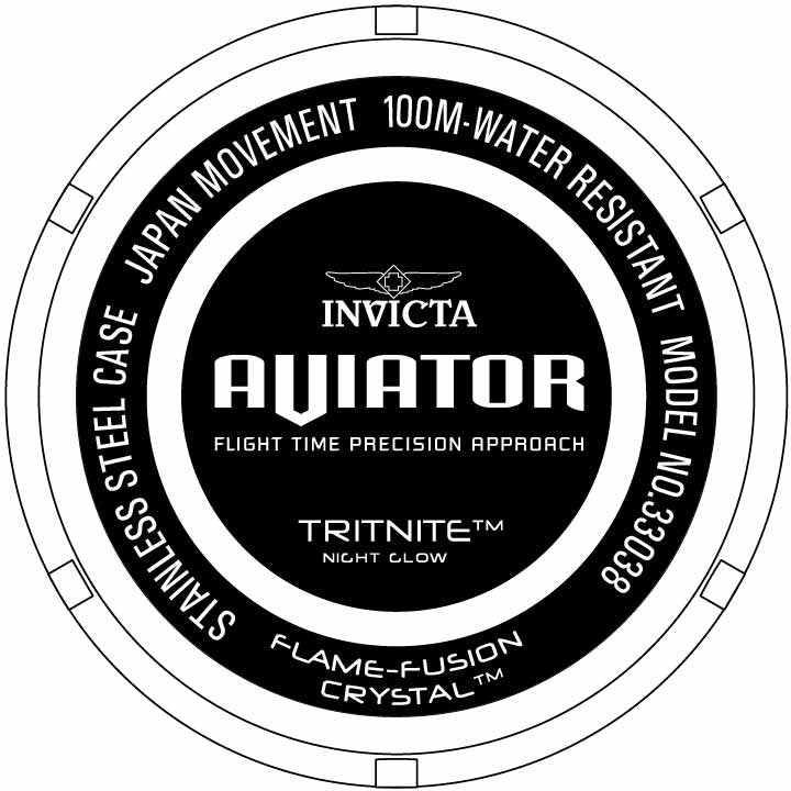 Relógio Invicta Aviator 33038 Masculino Original - Imagem 4