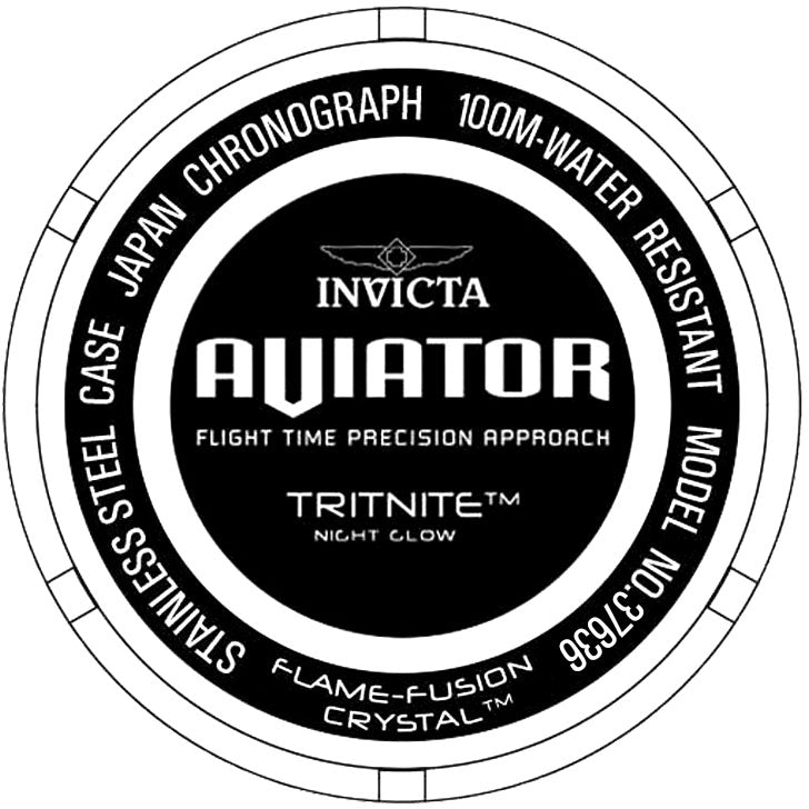 Relógio Invicta Masculino Aviator 37636 Original - Imagem 3