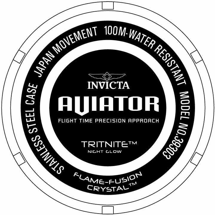 Relógio Invicta Aviator 39303 Masculino Original - Imagem 4