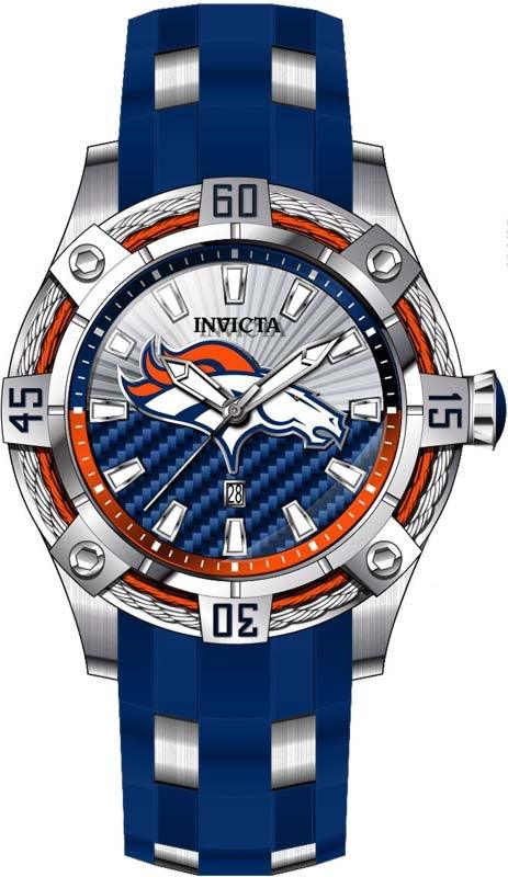 Relógio Invicta NFL Denver Broncos 42076 Original - Imagem 2