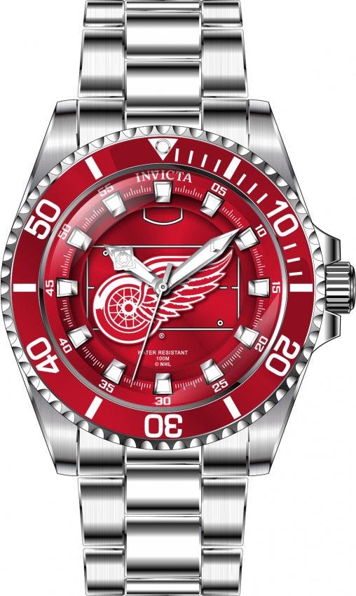 Relogio invicta NHL Detroit Red Wings 42224 Original Feminino - Imagem 2