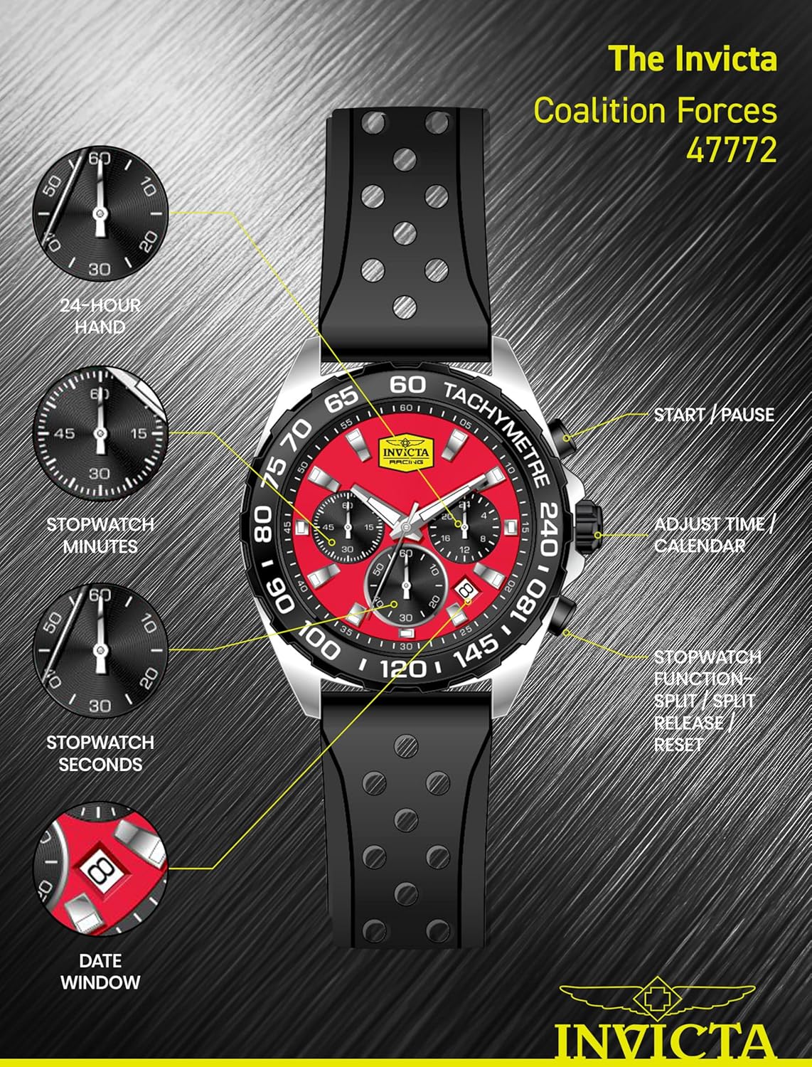 Invicta Coalition Forces Masculino 47772 Original - Imagem 4